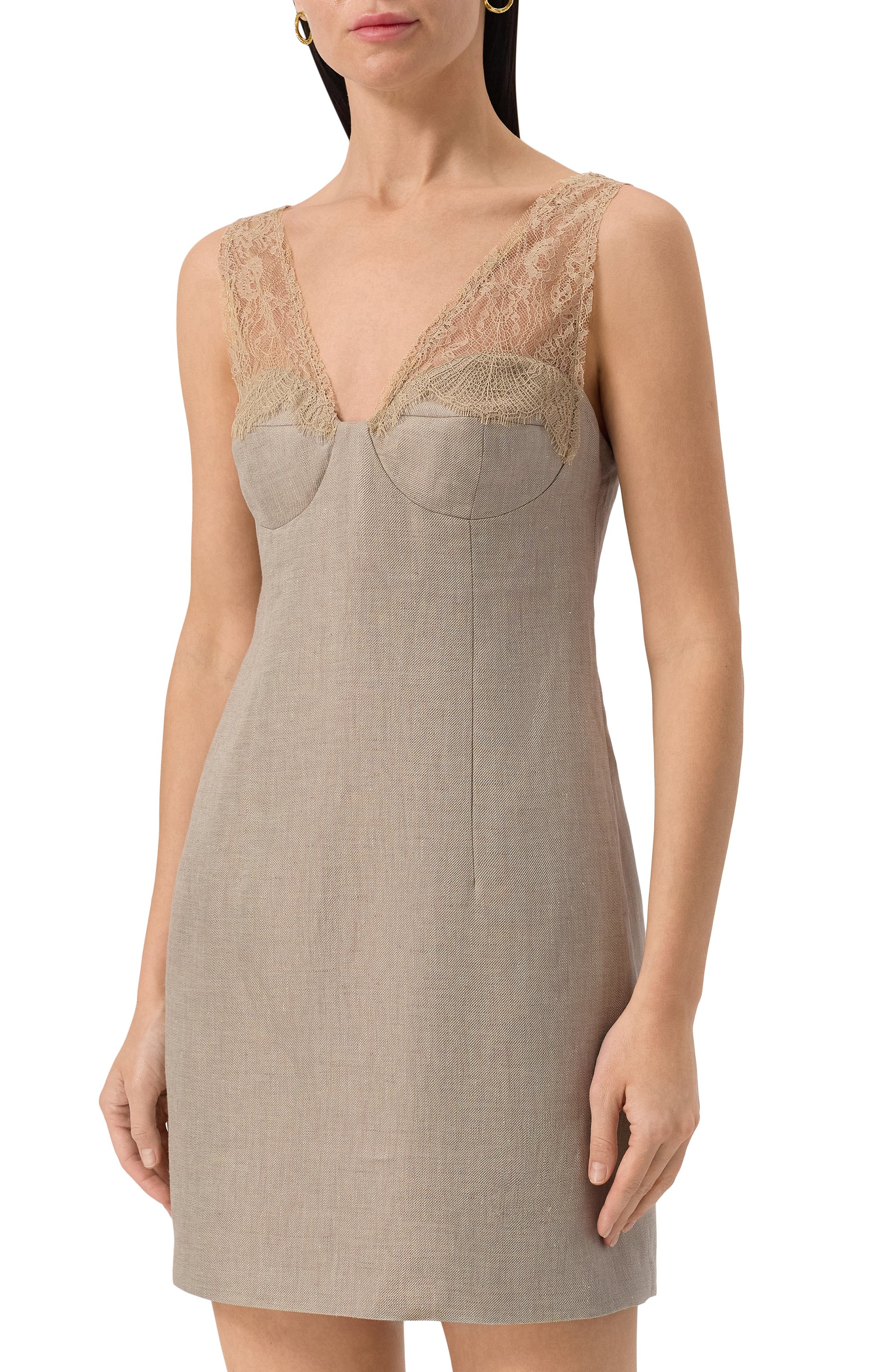 Льняное платье 12 STOREEZ, арт. 131438, фото 3