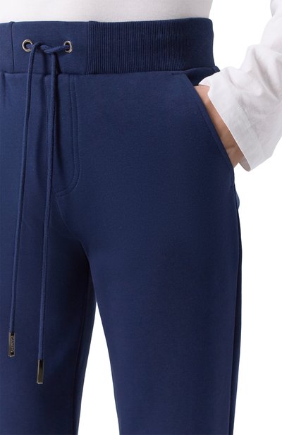 Хлопковые джоггеры ICEBERG темно-синего цвета по цене 26350 руб., арт. B021/6317, фото 5 Хлопковые джоггеры ICEBERG, арт. B021/6317, фото 5