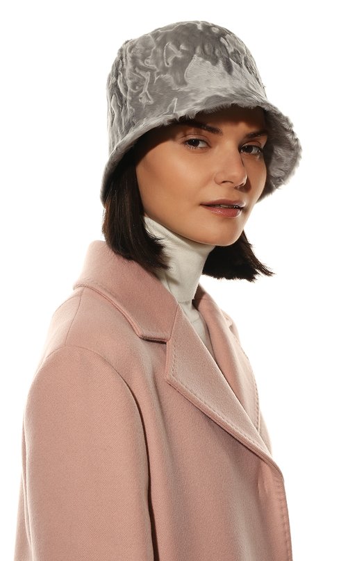Панама Лайза из каракульчи FurLand 0009407810071200000 Серый  0009407810071200000 Фото 2