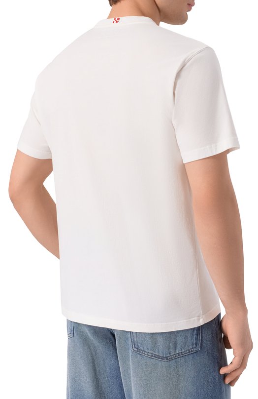 Хлопковая футболка MC2 Saint Barth ARN0004-02863I/ARN0TT WARM Белый  ARN0004-02863I/ARN0TT WARM Фото 4