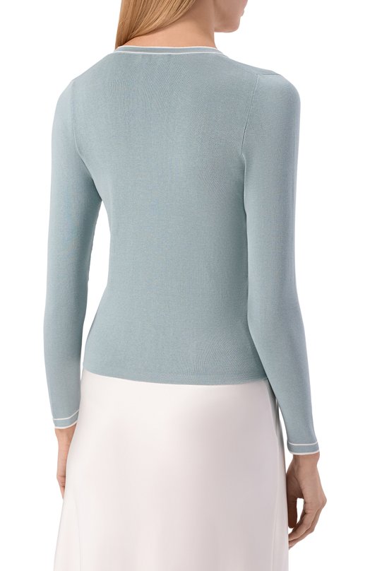 Кардиган из шелка и хлопка MVST M26.2PW.K222/Y201 Голубой  M26.2PW.K222/Y201 Фото 4