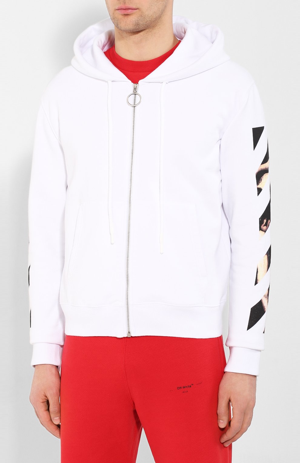 Хлопковая толстовка OFF-WHITE, арт. 0MBE001S20E300040188, фото 3