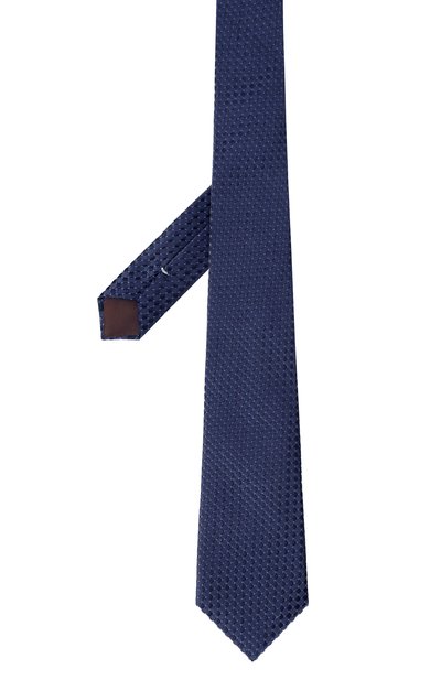 Галстук из шелка и хлопка CANALI, арт. 18/HJ04179, фото 3