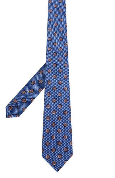 Шелковый галстук CANALI синего цвета по цене 13900 руб., арт. 18/HS03210, фото 2 Шелковый галстук CANALI, арт. 18/HS03210, фото 2