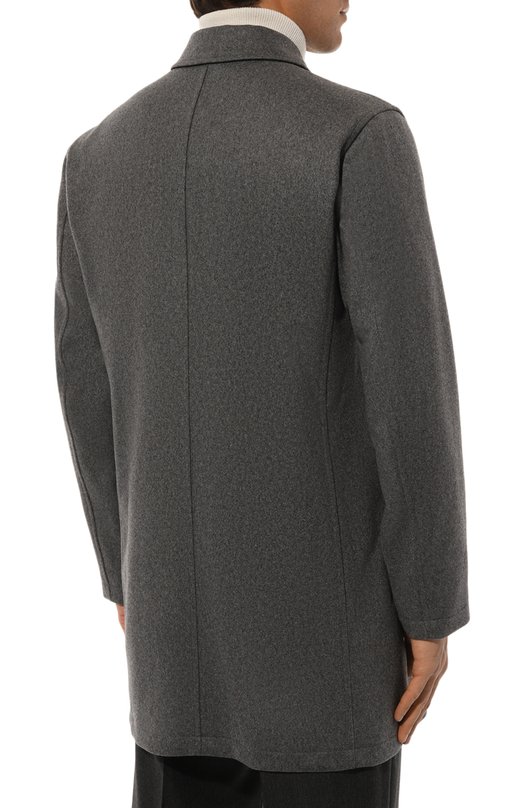 Кашемировое пальто Kiton UW1959V0415F05 Серый  UW1959V0415F05 Фото 4
