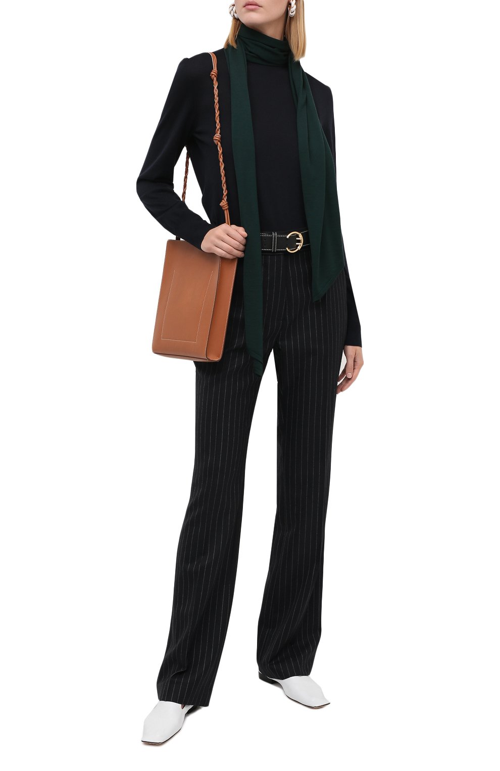 Шерстяные брюки VICTORIA BECKHAM, арт. 1320WTR001467C, фото 3