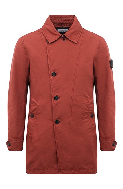 Утепленный плащ STONE ISLAND красного цвета по цене 167000 руб., арт. 751542149, фото 1 Утепленный плащ STONE ISLAND, арт. 751542149, фото 1