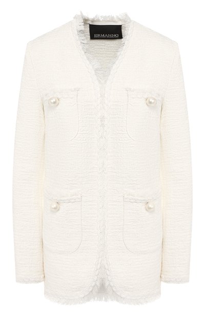 Женский твидовый жакет ERMANNO ERMANNO SCERVINO, арт. 44 T CP07 STU