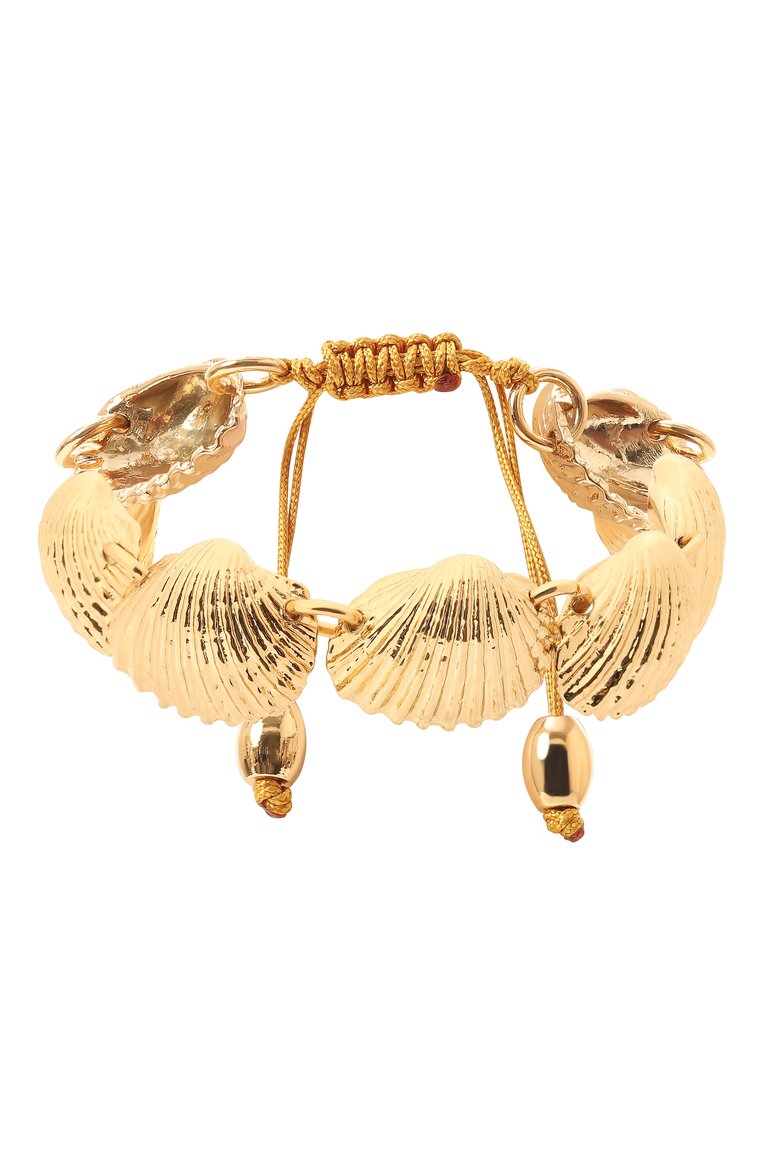 Женский браслет TOHUM золотого цвета, арт. THMSHL BRACELET BCH 01 | Фото 1 (Региональные ограничения белый список (Axapta Mercury): Не проставлено; Нос: Не проставлено; Материал: Металл)
