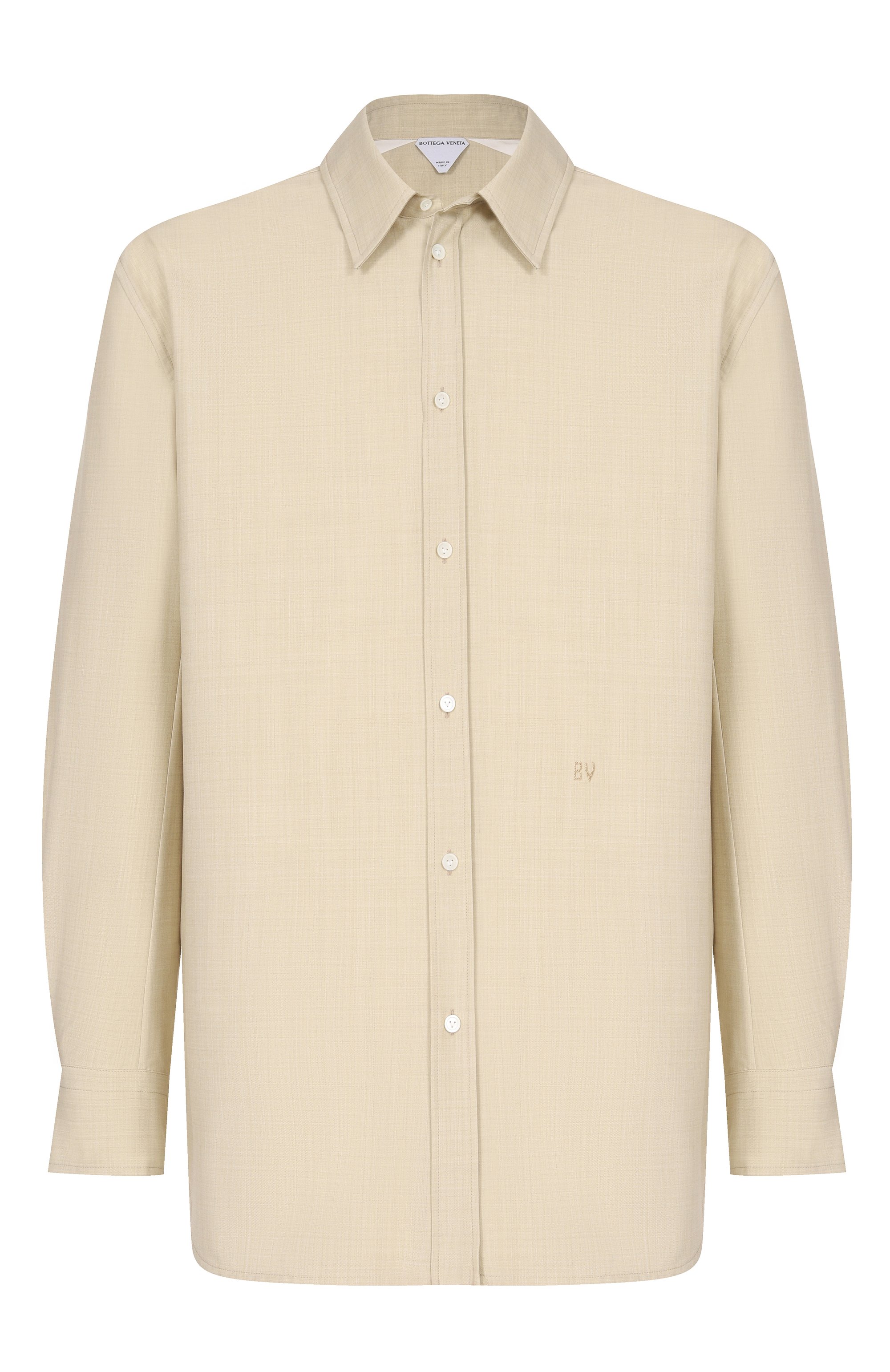 Рубашка из шерсти и хлопка BOTTEGA VENETA, арт. 861966/V6DG0, фото 1