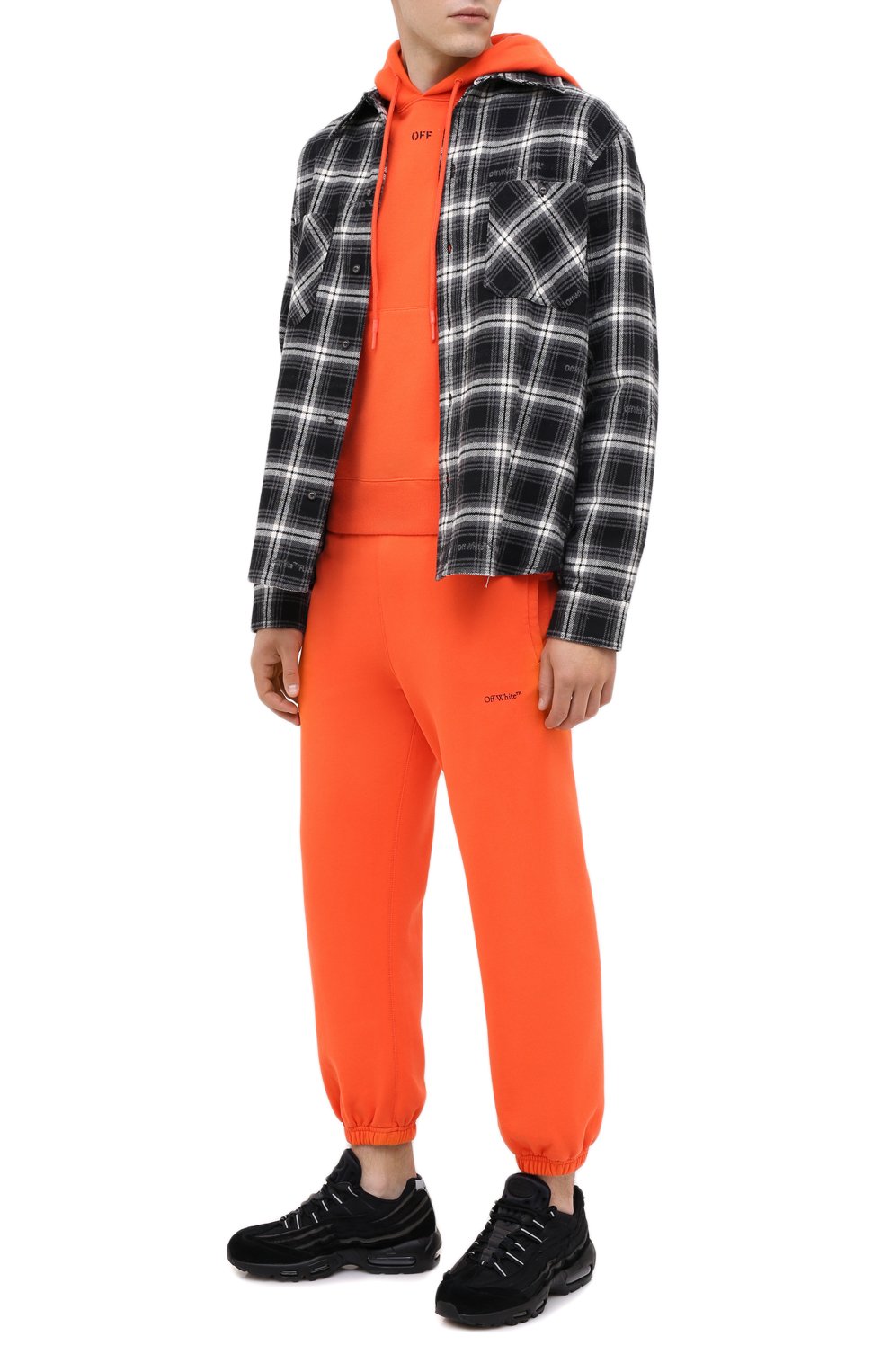 Хлопковое худи OFF-WHITE, арт. 0MBB034E20FLE0042010, фото 2