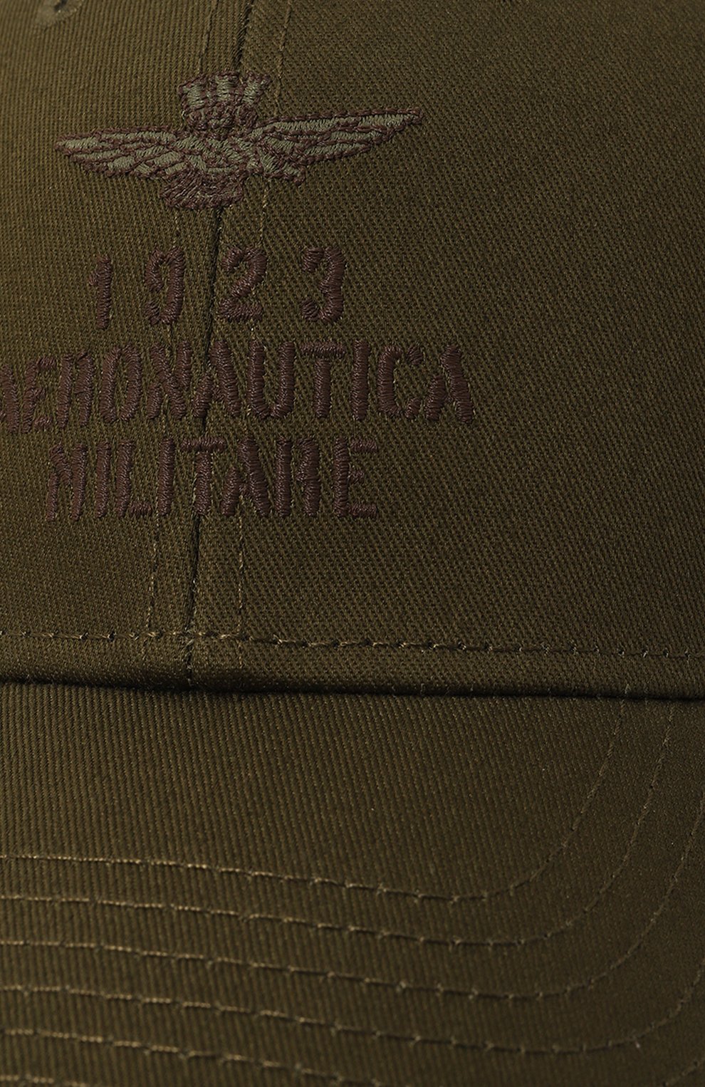 Хлопковая бейсболка AERONAUTICA MILITARE хаки цвета по цене 6815 руб., арт. 232/HA1142CT2848, фото 3 Хлопковая бейсболка AERONAUTICA MILITARE, арт. 232/HA1142CT2848, фото 3