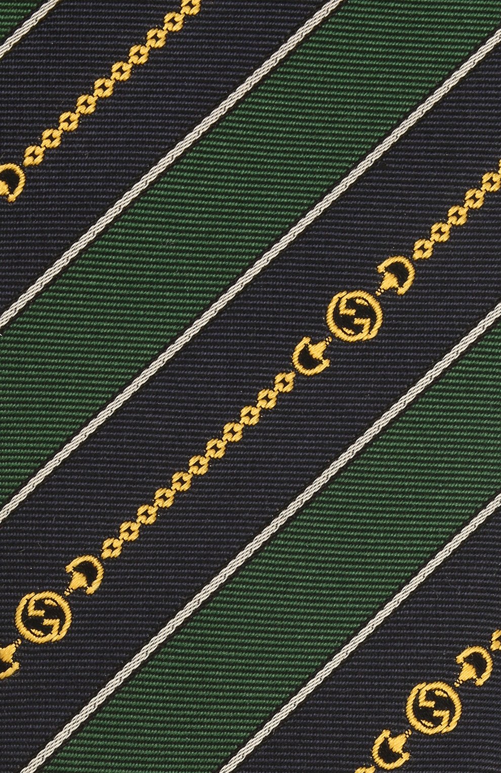 Шелковый галстук GUCCI зеленого цвета по цене 28800 руб., арт. 643929/4E002, фото 3 Шелковый галстук GUCCI, арт. 643929/4E002, фото 3