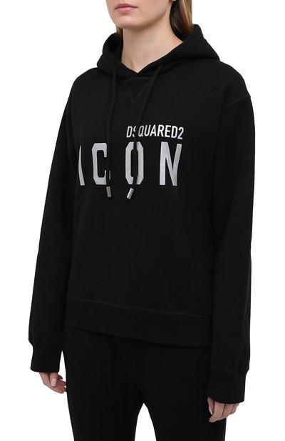 Хлопковое худи DSQUARED2, арт. S80GU0033/S25042, фото 3