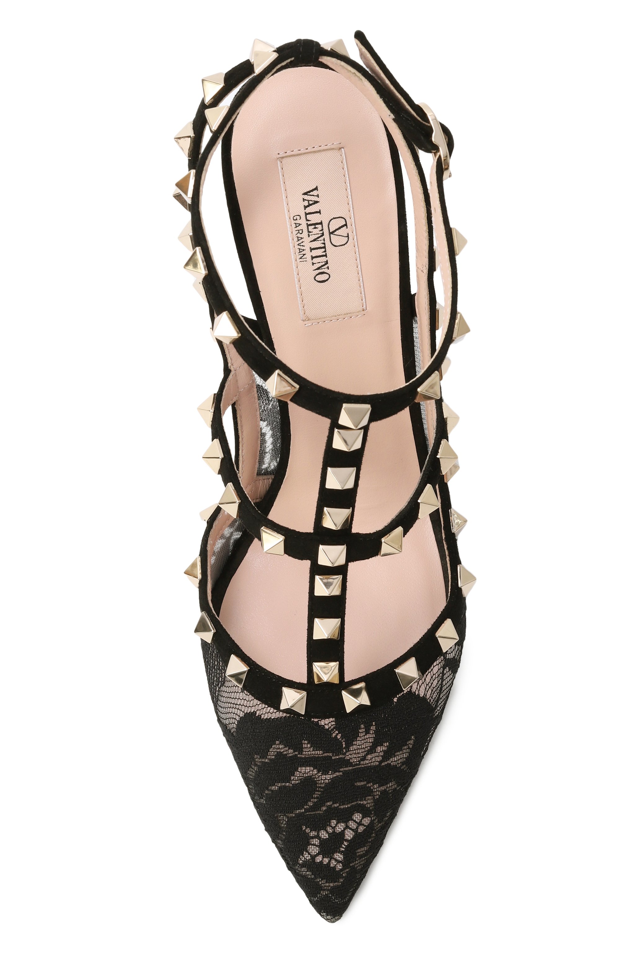 Комбинированные туфли rockstud 100 VALENTINO, арт. 7W0S0393/KKN, фото 6