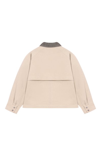 Куртка из хлопка и льна BRUNELLO CUCINELLI, арт. BL5950607B, фото 2
