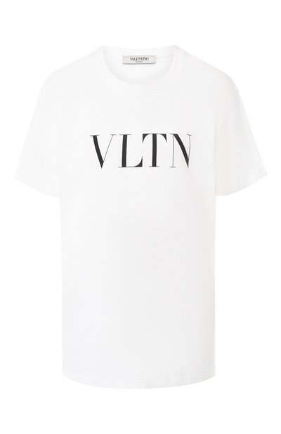 Женская хлопковая футболка VALENTINO, арт. RB3MG07D3V6
