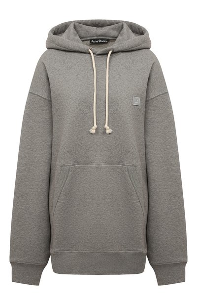 Женский хлопковое худи ACNE STUDIOS, арт. CI0079/W