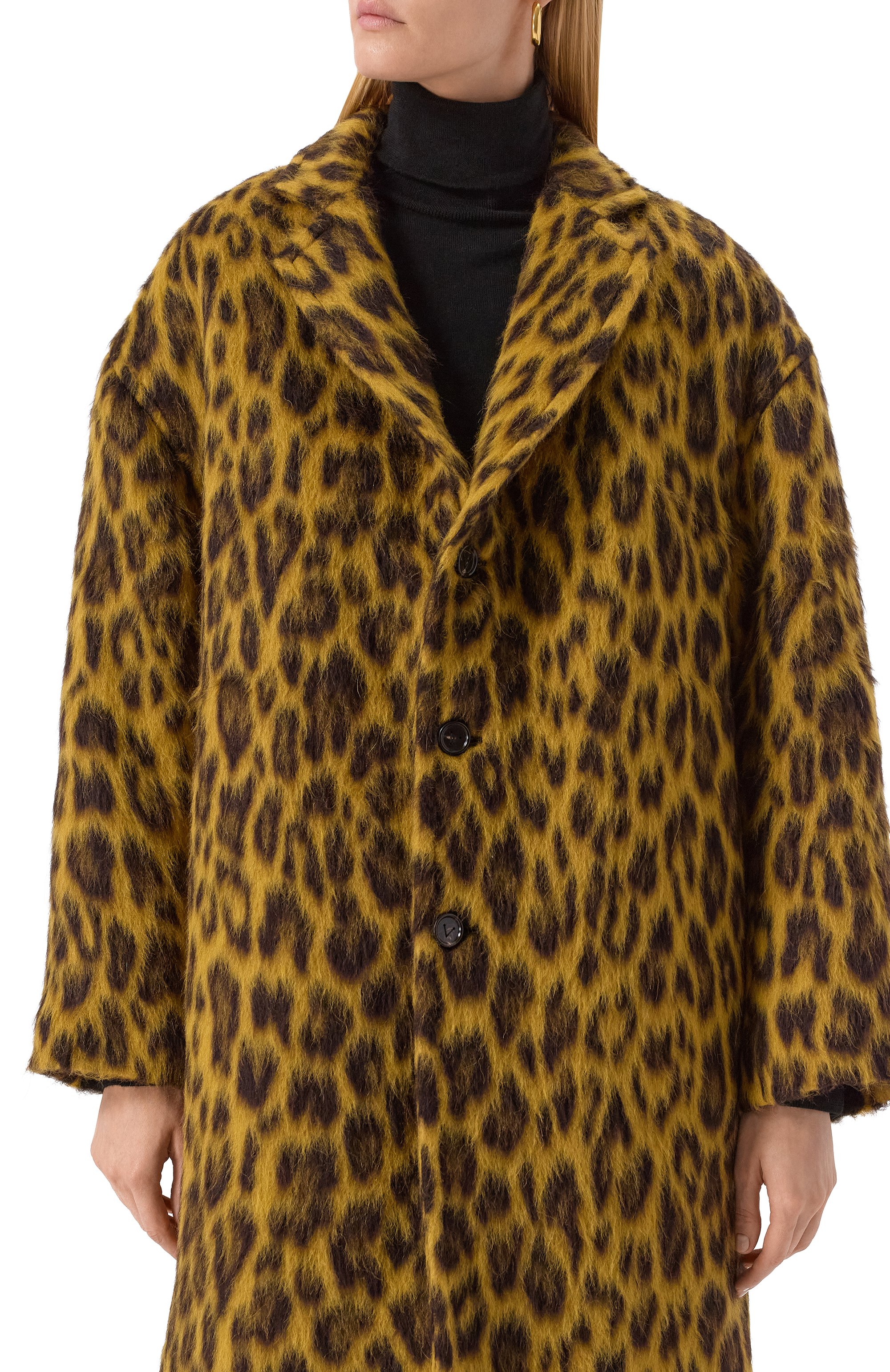 Шерстяное пальто BOTTEGA VENETA, арт. 845602/V4YP0, фото 5