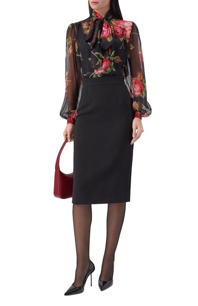 Шелковая блузка DOLCE & GABBANA, арт. F7BJ2T/IS11F, фото 2