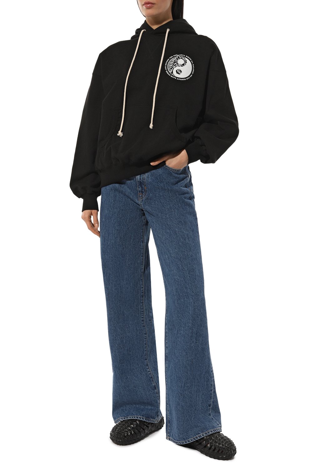 Хлопковое худи AECA WHITE, арт. FWCMFWBDTSPSO010C0, фото 2