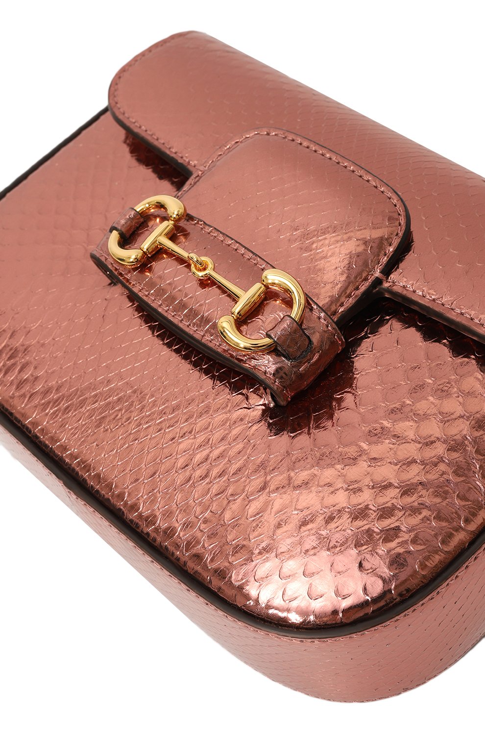Сумка 1955 horsebit из кожи питона GUCCI, арт. 677266 E1DFG, фото 3