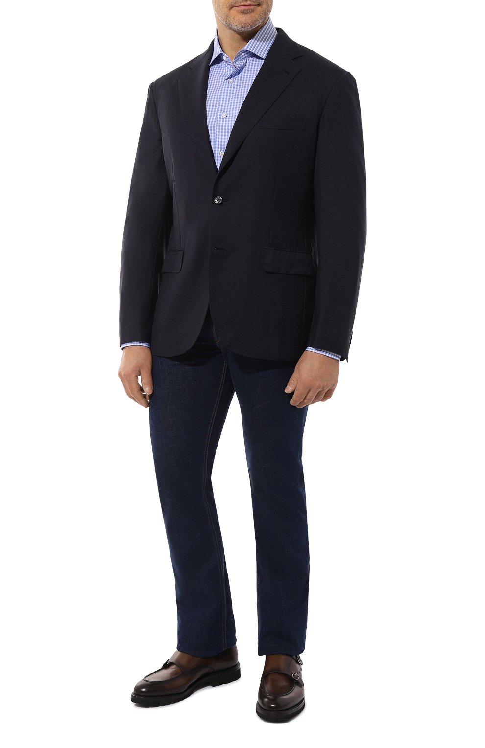 Пиджак из шерсти и шелка BRIONI, арт. RG9U0L/0AA92, фото 3