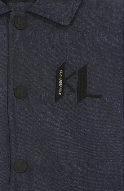 Утепленный бомбер KARL LAGERFELD KIDS, арт. Z30635, фото 3