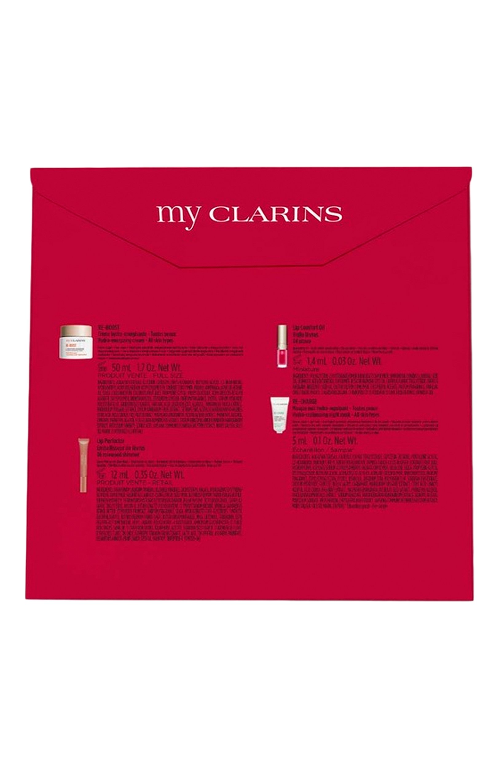 Набор my clarins (50+12+1,4+5ml) CLARINS цвета по цене 5850 руб., арт. 80129835, фото 4 Набор my clarins (50+12+1,4+5ml) CLARINS, арт. 80129835, фото 4