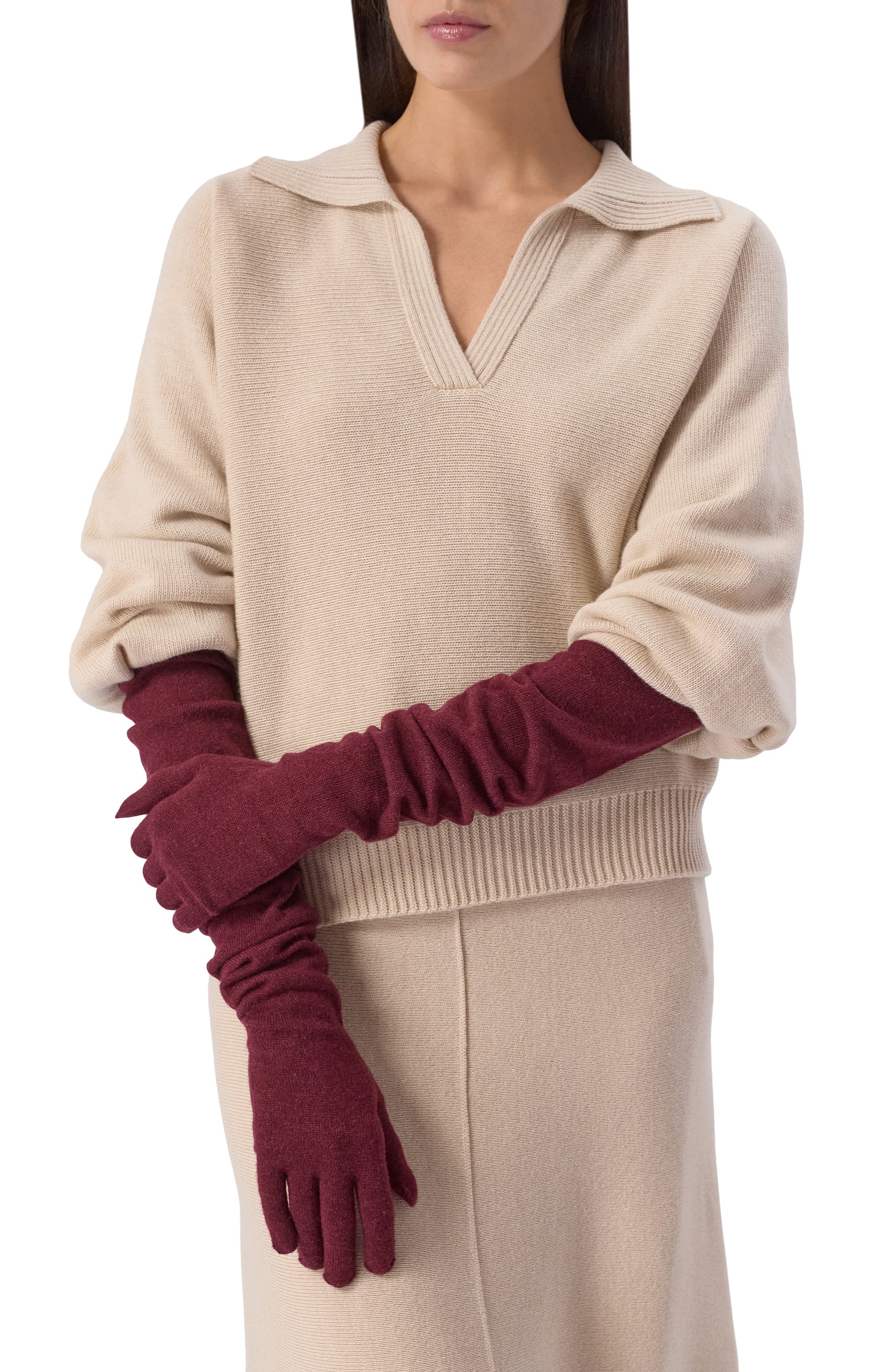 Кашемировые перчатки BRUNELLO CUCINELLI, арт. M12202879P, фото 2