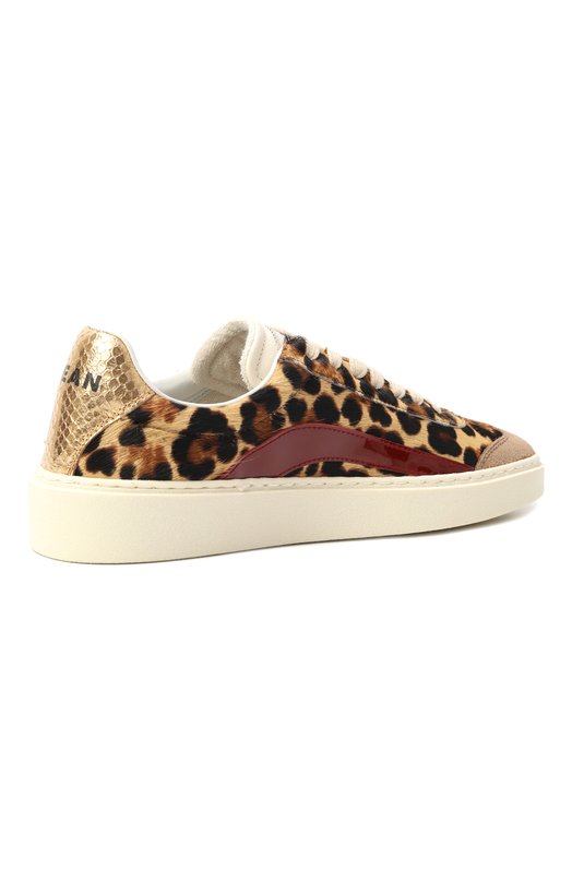 Кожаные кеды Rider Dsquared2 SNW0323/02208448 Леопардовый  SNW0323/02208448 Фото 5