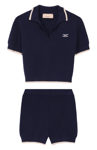 Комплект из поло и шорт ELISABETTA FRANCHI LA MIA BAMBINA, арт. EFCM026C/FL001_001