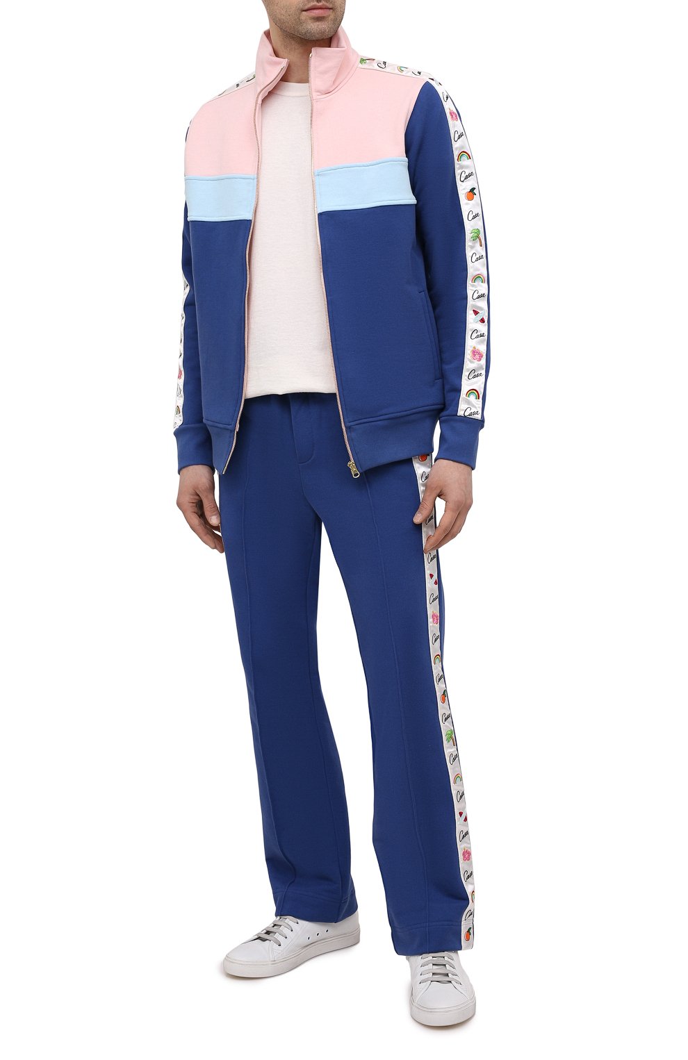 Хлопковая толстовка CASABLANCA, арт. MS21-JTP-013 NAVY, фото 2