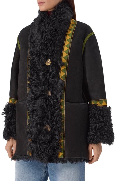 Дубленка из овчины MANZONI24, арт. 25A701-STCETN, фото 3