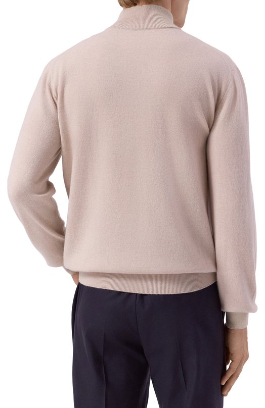 Кашемировый джемпер Corneliani 26M533-2625185 Бежевый  26M533-2625185 Фото 4
