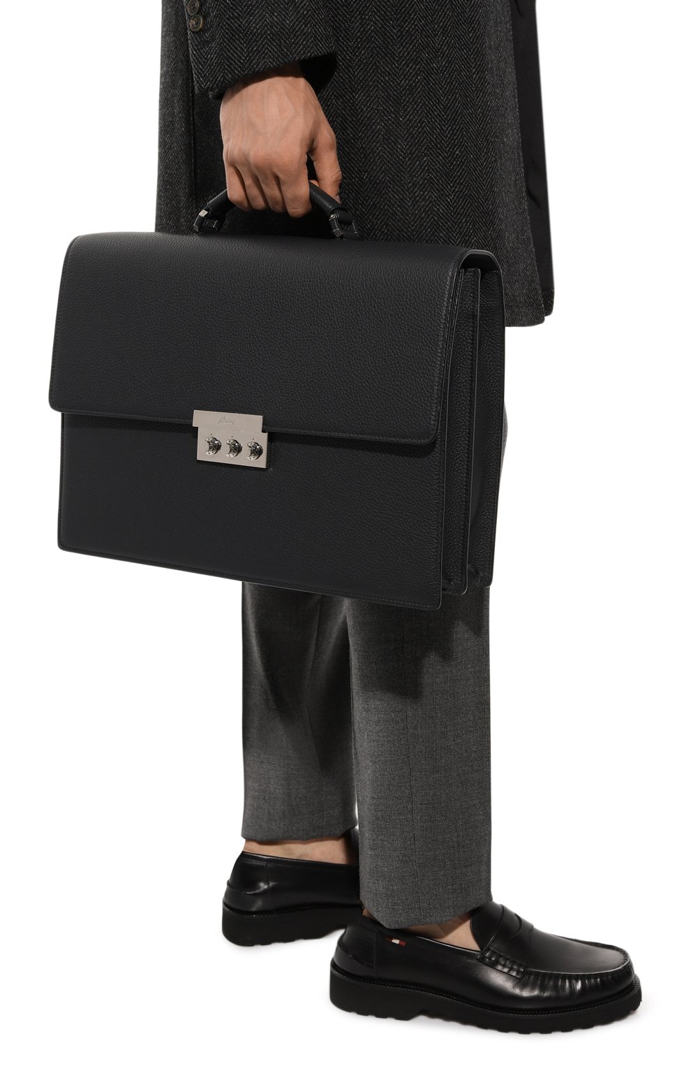 Кожаный портфель BRIONI, арт. 0IUF0L/04702, фото 2