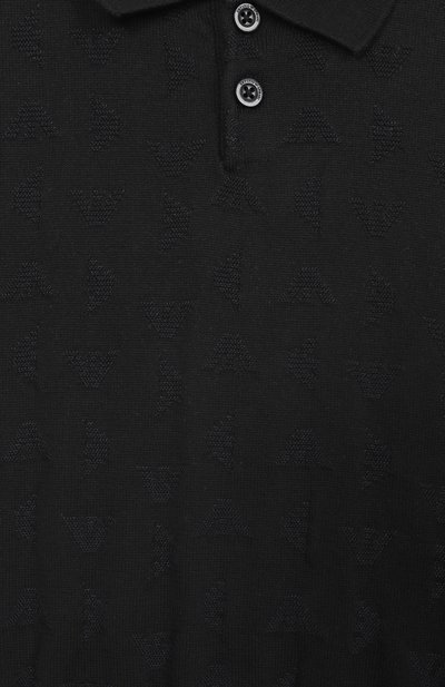 Поло из хлопка и вискозы EMPORIO ARMANI, арт. EB000287/AF13935, фото 3