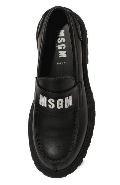 Кожаные лоферы MSGM KIDS, арт. 78909/28-35, фото 4