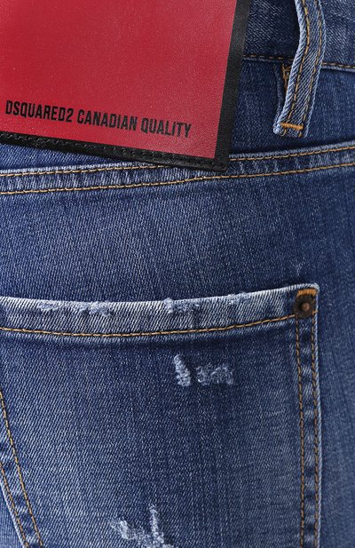 Джинсы DSQUARED2 синего цвета по цене 49450 руб., арт. S75LB0322/S30342, фото 5 Джинсы DSQUARED2, арт. S75LB0322/S30342, фото 5