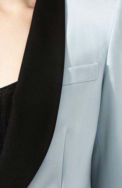 Шерстяной жакет STELLA MCCARTNEY голубого цвета по цене 99000 руб., арт. 600543/SNB48, фото 5 Шерстяной жакет STELLA MCCARTNEY, арт. 600543/SNB48, фото 5