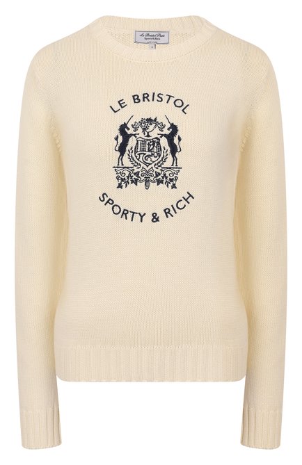 Женский хлопковый пуловер sporty &amp; rich x le bristol paris SPORTY AND RICH, арт. WS065517621CR01