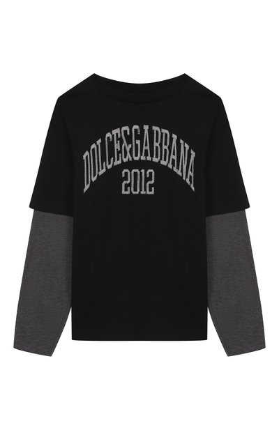 Хлопковый лонгслив DOLCE & GABBANA, арт. L4JTCY/G7PIN/8-12+