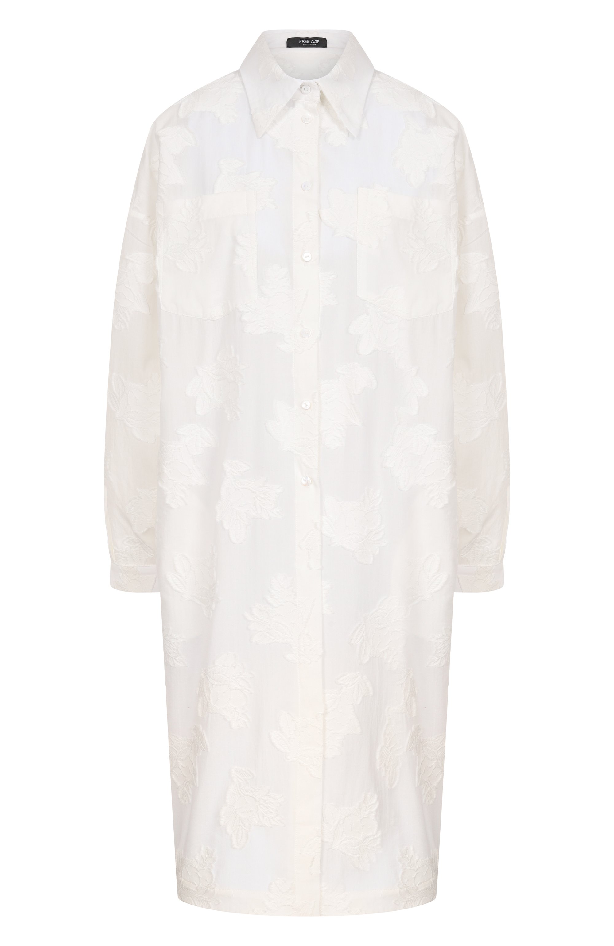 Хлопковая рубашка FREEAGE, арт. WS25.BL018.1010.101, фото 1