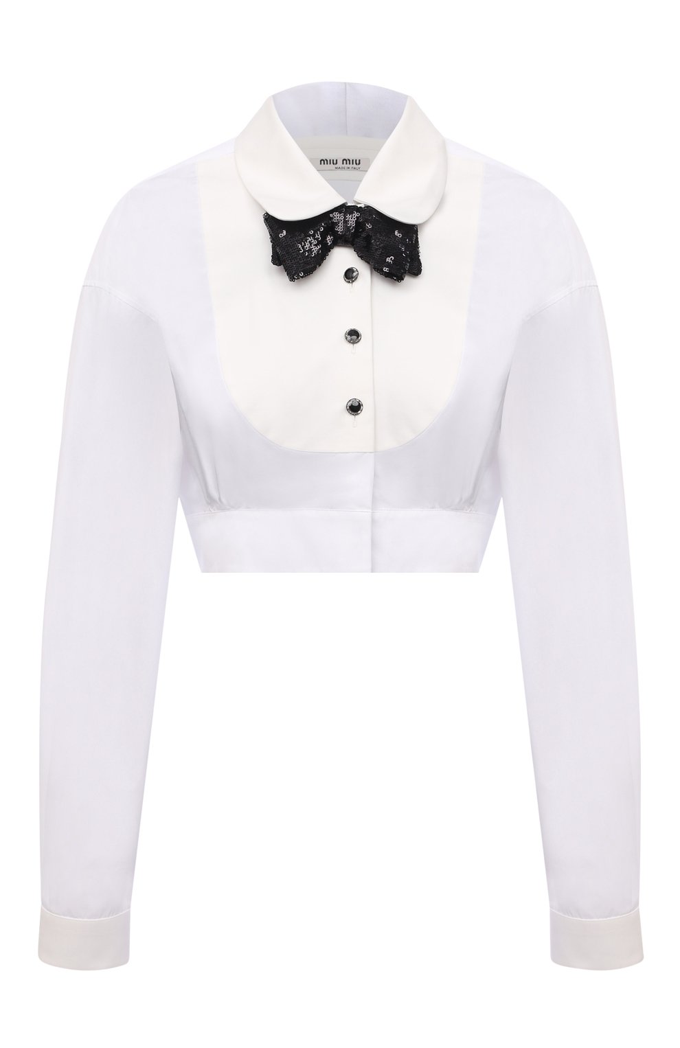Хлопковая блузка MIU MIU, арт. MK1580-BVM-F0009, фото 1