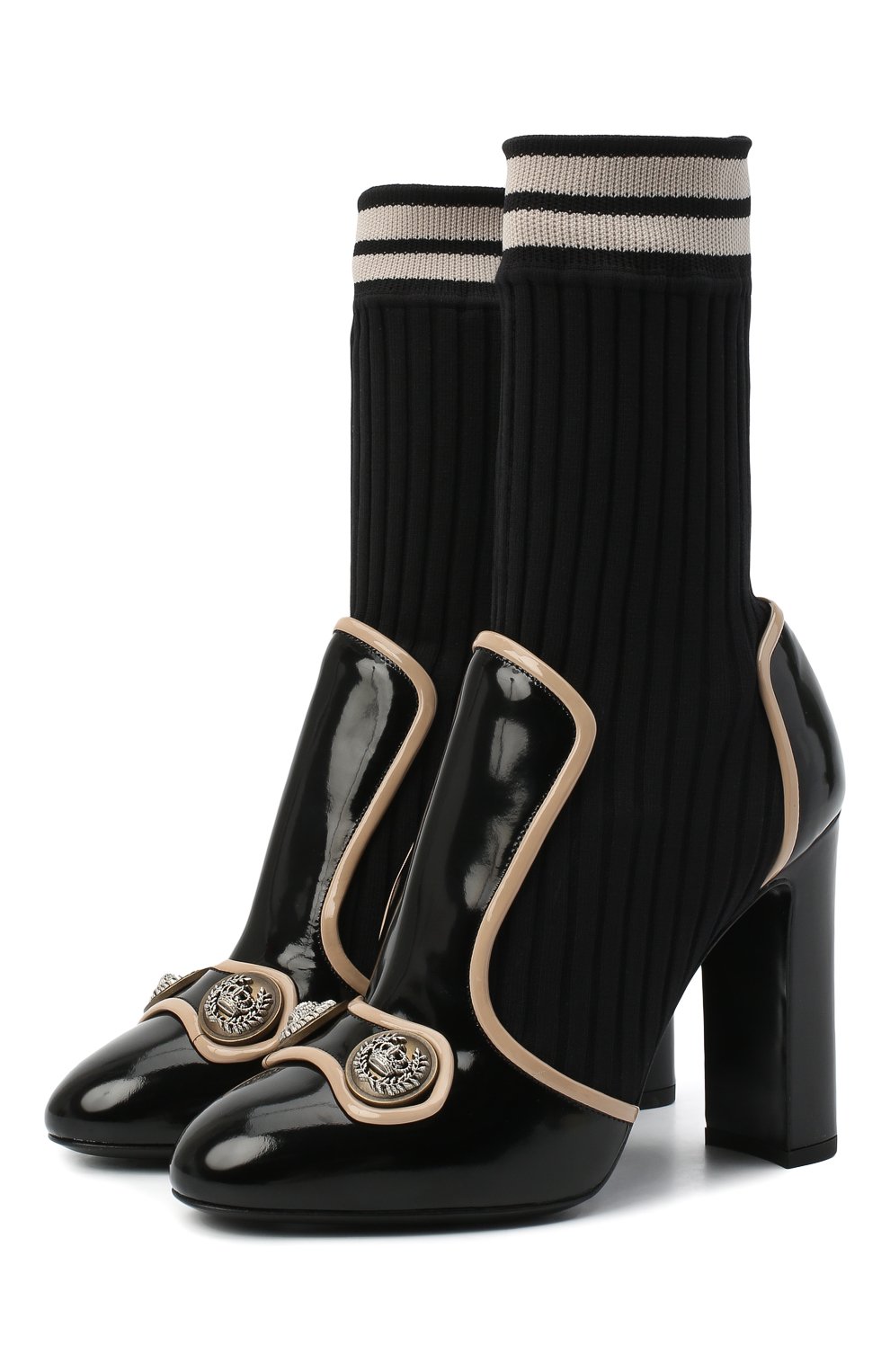 Комбинированные ботильоны vally DOLCE & GABBANA, арт. CT0623/AJ853, фото 1