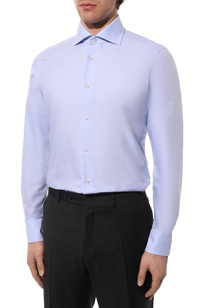 Хлопковая сорочка ZEGNA, арт. 9MS0BA-CT1030, фото 4