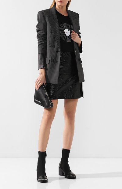 Комбинированные ботильоны hailey ALEXANDER WANG, арт. 3049B0028M, фото 2