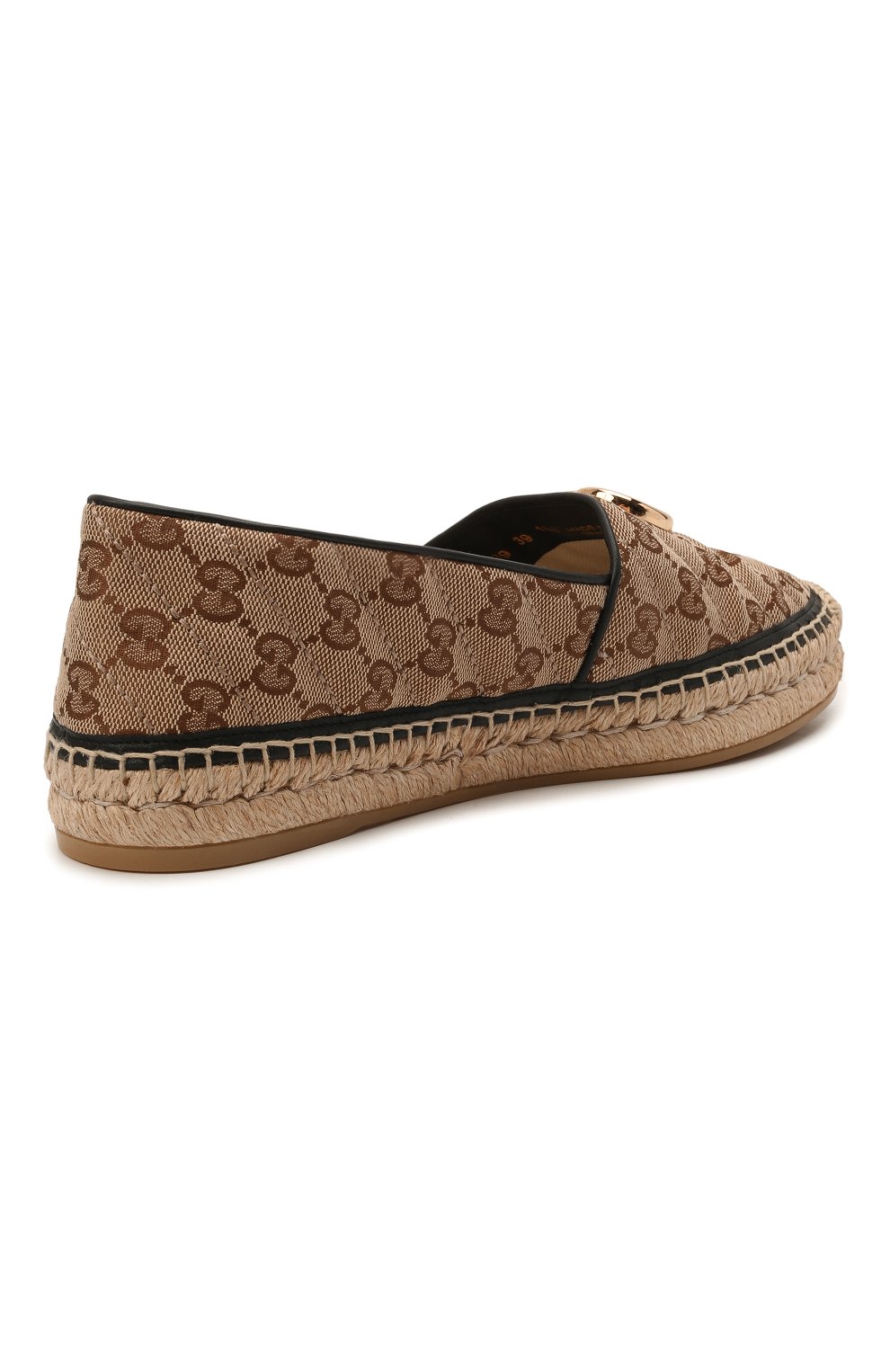 Текстильные эспадрильи GUCCI бежевого цвета по цене 74880 руб., арт. 621239/KQWM0, фото 4 Текстильные эспадрильи GUCCI, арт. 621239/KQWM0, фото 4