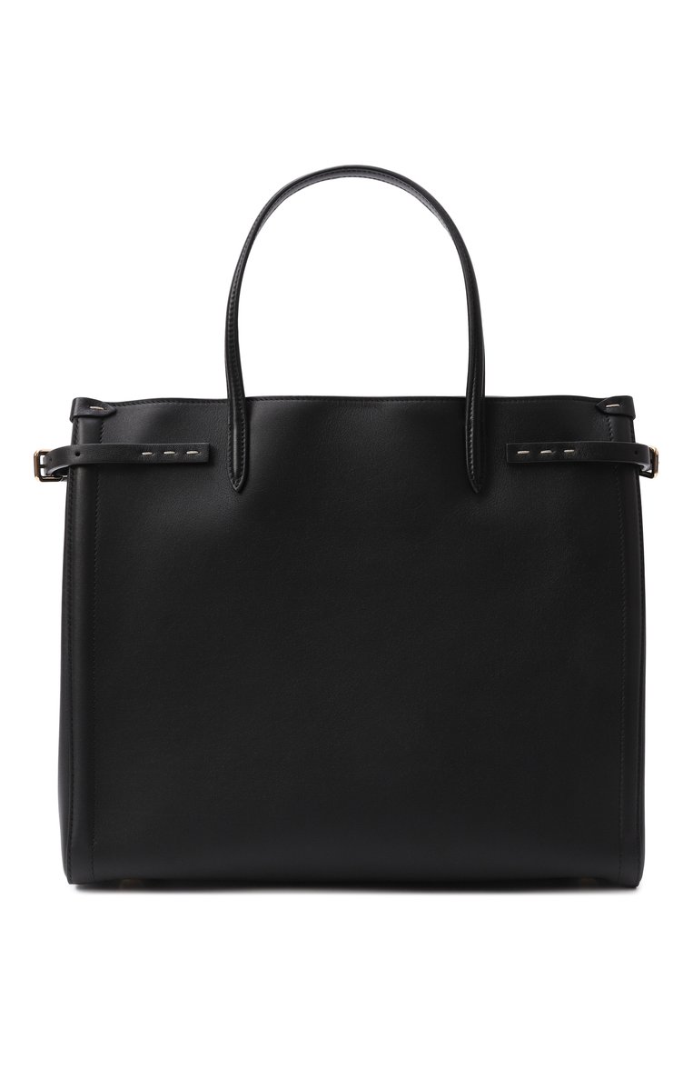 Женская сумка-тоут antibes medium VALENTINO черного цвета, арт. 6W2B0R19/CVC | Фото 6 (Ремень/цепочка: На ремешке; Размер: medium; Материал: Натура�льная кожа)