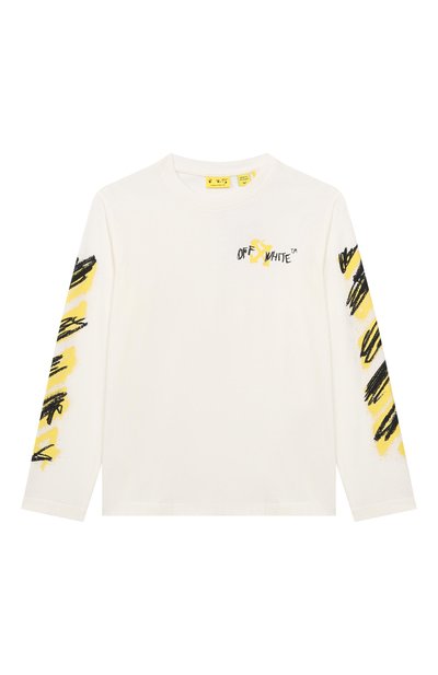 Хлопковый лонгслив OFF-WHITE, арт. 0BAB001S26JER002_001